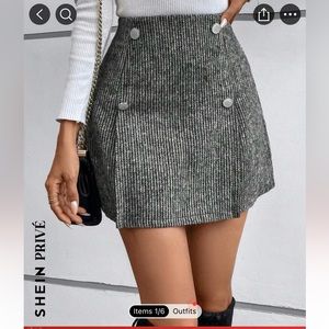 Shein high waist skirt